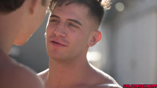 Oliver Marks and Trevor Brooks fuck on a hot summer day