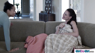 My gf and her stepmoms want to lick me