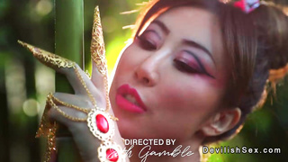 Busty Goddess Nuwa sucks and fucks big cock