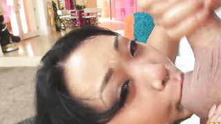 stepmom teaches daughter how to cum