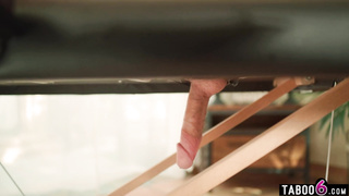 Black and white teen interracial 3some