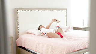 teen stepsister deepthroats a big dick