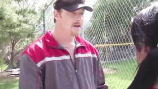 cute petite [censored] teen softball player seduces coach