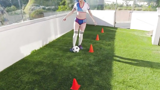 fit teens share a big cock in orgy