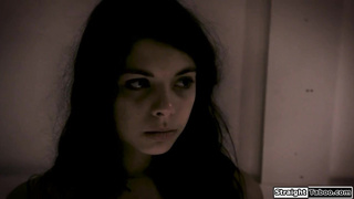 Teen hostage is fucked rough by a couple