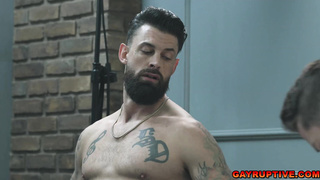 Grant Ducati gets fucked hard on set by Alpha Wolfe