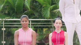 spoiled rich girls have threesome at spa