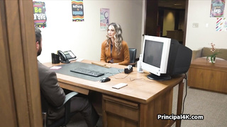 bossy milf ends up on fat dick at the office