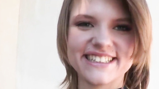 cute teen scarlett fever enjoys getting fucked by huge cock