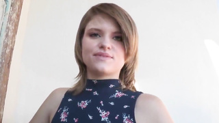 cute teen scarlett fever enjoys getting fucked by huge cock