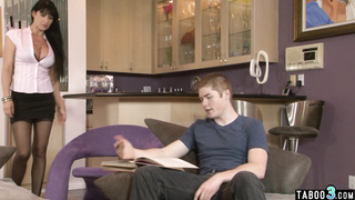 MILF takes care of stepdaughters husband