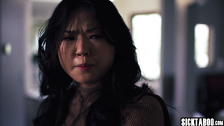 Asian teen having energetic lesbian sex