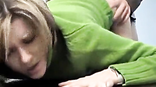Horny milf cheating on her husband at work