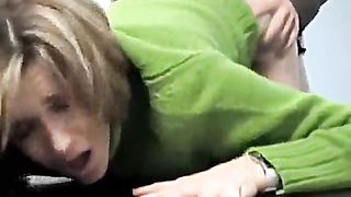Horny milf cheating on her husband at work