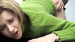 Horny milf cheating on her husband at work