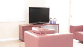 cute asian teen shares cock with stepmom