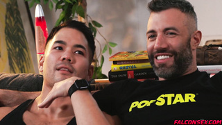 Cole open wide his ass for Colton huge dick