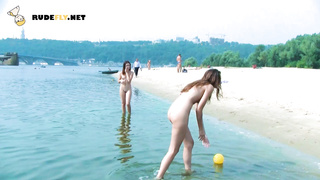 Brunette nudist teens