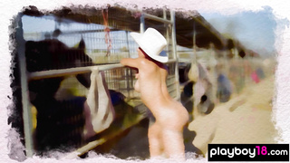 Naked latina muse reveals her big boobs