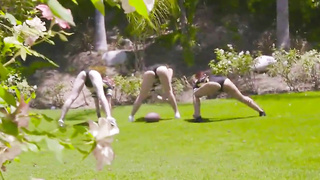sexy friends get horny after football practice