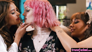 Tranny fucks hot angel and big ass devil