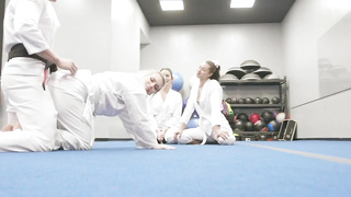 self defense class turns into wild sex foursome