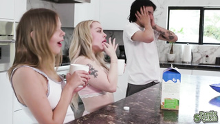 Elias fucked his own stepsister Haley and Coco