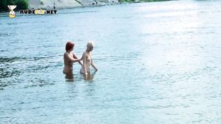 Nudist teen is enjoying the sun