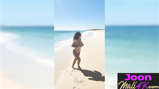 Hot day and solo action with sexy Asian