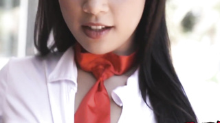 teen [censored] maya bijou sucks cock and gets fucked hard