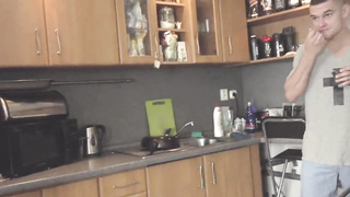 horny guy seductes blonde executor