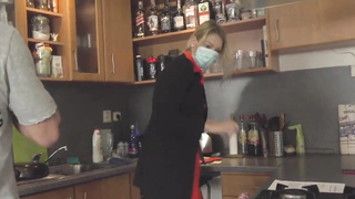 horny guy seductes blonde executor