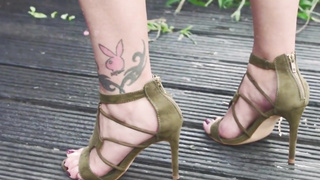 busty mother fucks young daughter outdoor