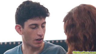 Natasha takes Nick's training to an intimate sex