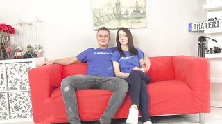 a horny guy wants to show off a new girlfriend