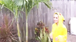 sexy teen with pokemon costume gets pussy smashed hard