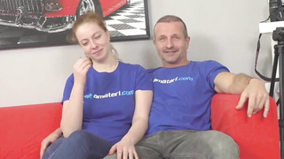 horny ginger gets fucked by a pro