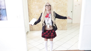 cute schoolgirls get dicked down by bwc stud