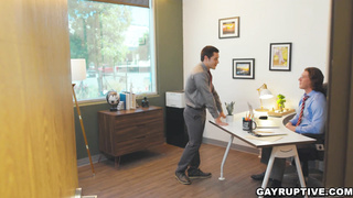Officemates having a fuck sesh in the office