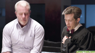 Gay teacher and student fuck sesh in bed