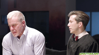 Gay teacher and student fuck sesh in bed