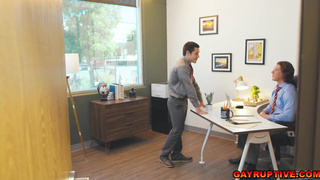 Intense office fuck sesh with horny workmates