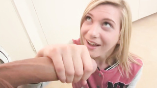 pretty blonde teen chloe brooke has a huge crush on clover