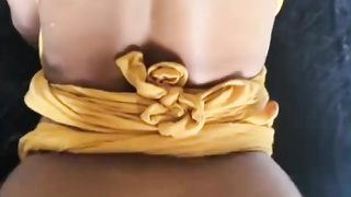 Big Tits Ebony Fucked by a White Cock