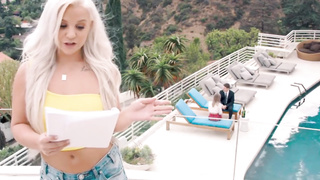 petite blonde needs her ass eaten now
