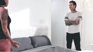 asian milf dana vespoli rides inked stud, small hands