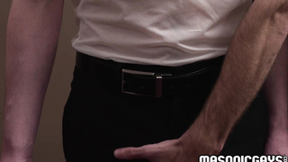 DILF Tucker Barrett slurps Ethan Tate warm semen