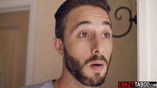 Stepson fucks two horny Latina MILFs