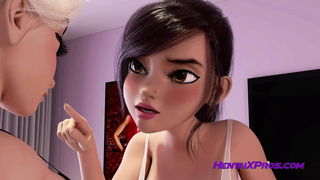 Dinky FUTA Dickgirls Romantic Seduction 2023 Animation