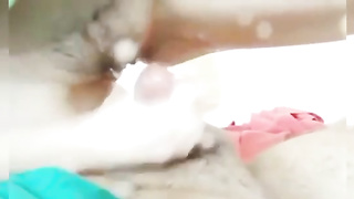 Egyptian sharmota wet creampie pussy with big long dick